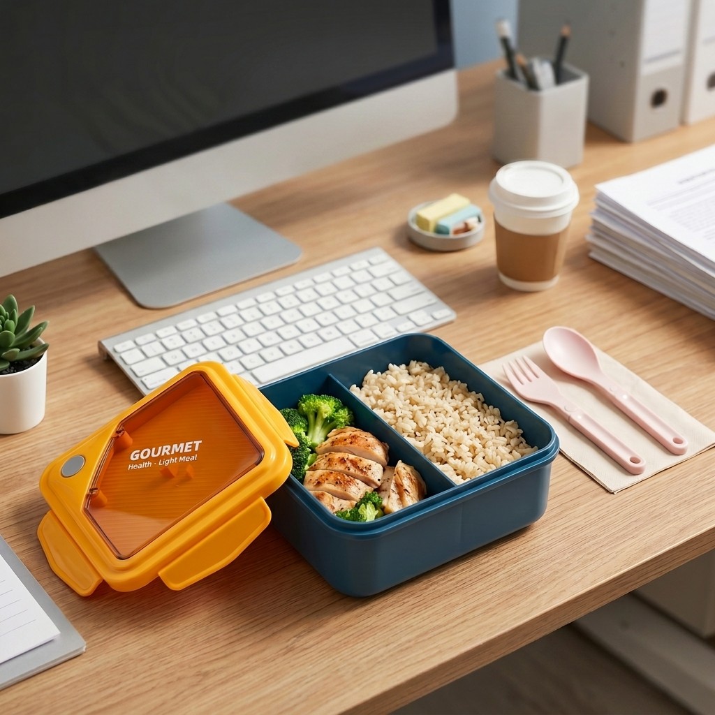 電子レンジ対応プラスチック製弁当箱セット 大人子供用食事準備 - Meal Prep Or Prep Meal のレビューと価格