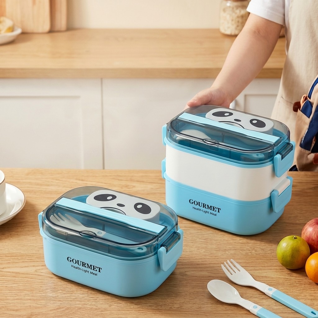 電子レンジ対応弁当箱 子供用 BPAフリー プラスチック製  - Meal Prep Or Prep Meal のレビューと価格