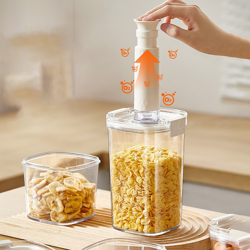 真空密閉タンクコーヒー豆真空瓶キッチンシリアル収納ボックス気 - Meal Prep Jar のレビューと価格