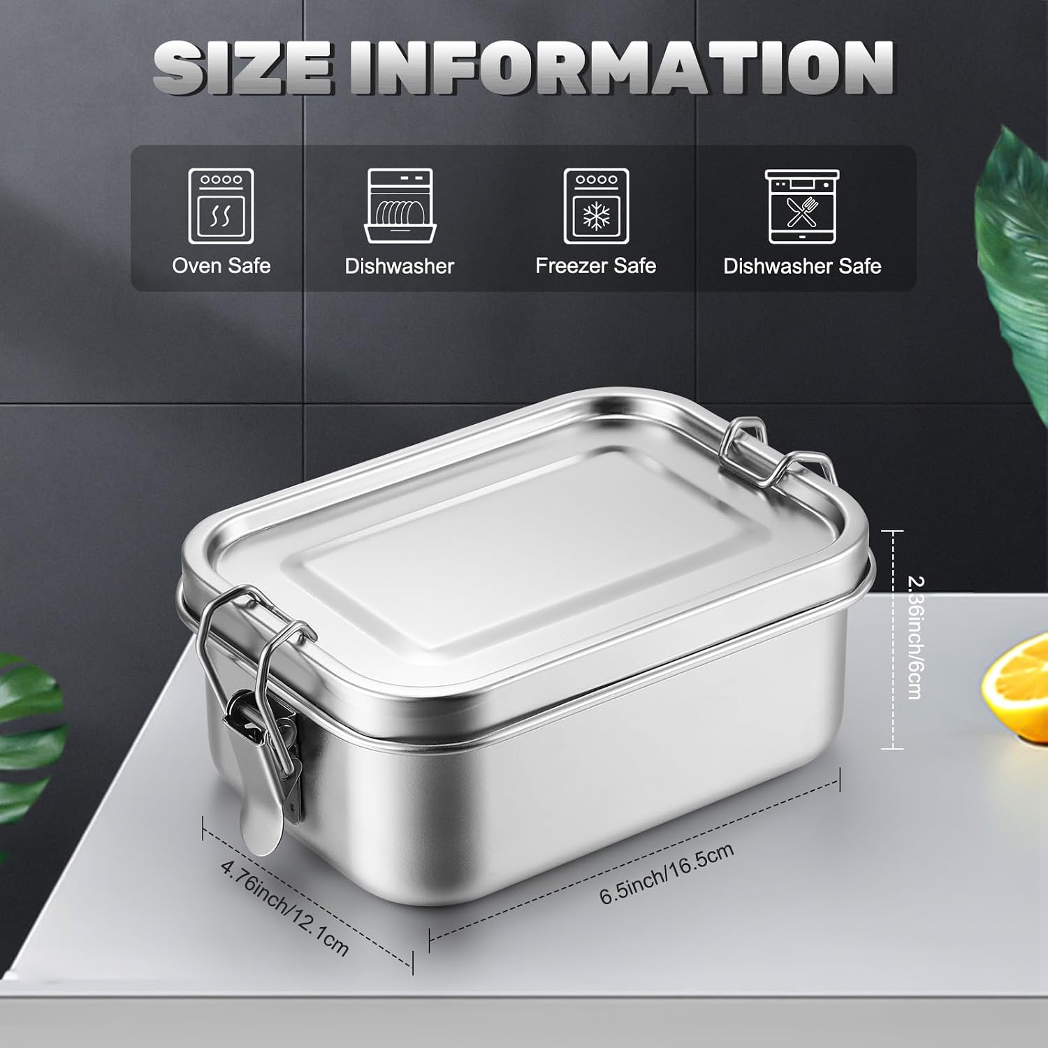 ステンレス製食品保存容器 蓋付き ランチボックス 冷蔵庫オー - Meal Prep Organizer のレビューと価格