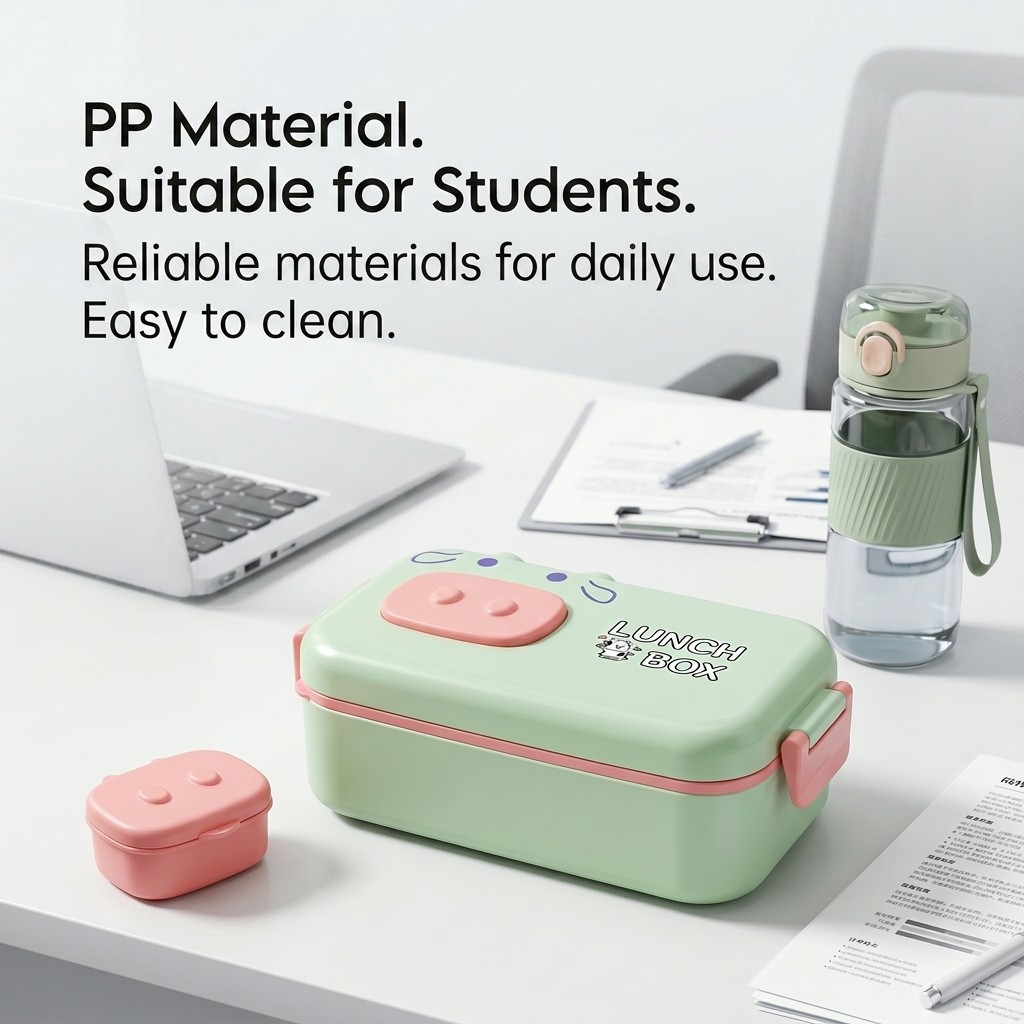 かわいいプラスチック製弁当箱 子供用 学校用 電子レンジ対応 - Meal Prep Or Prep Meal のレビューと価格