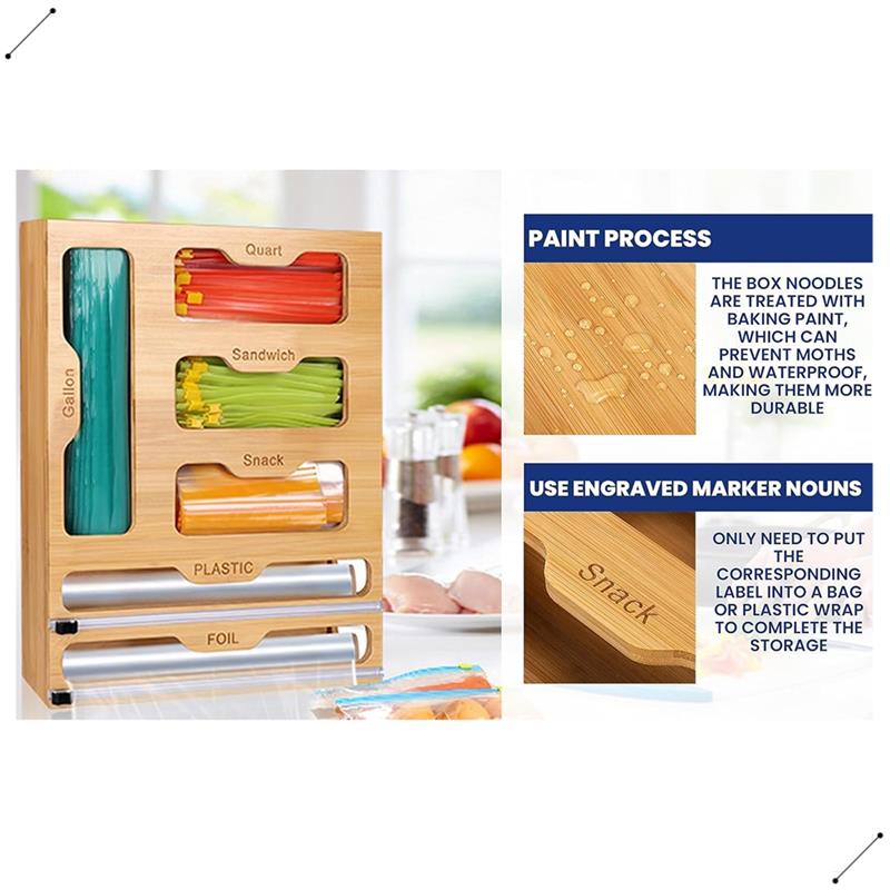 6In1 ジッパー閉鎖バッグオーガナイザーバッグホルダーホイ - Meal Prep Organizer のレビューと価格