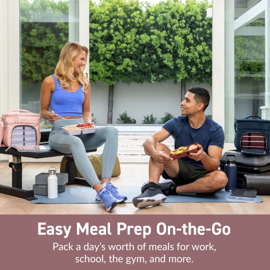 プレップデラックスマルチミールバッグ - 高級断熱材を使用し - Meal Prep Or Prep Meal のレビューと価格