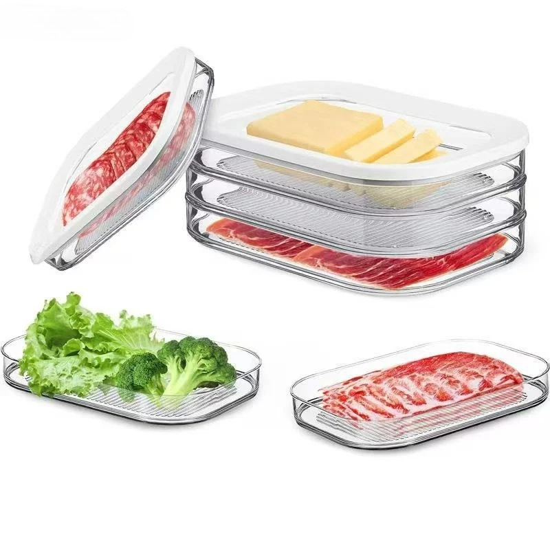 1個入りスタッカブルフードストレージトレイ 蓋付き 冷蔵庫オ - Meal Prep Menu のレビューと価格