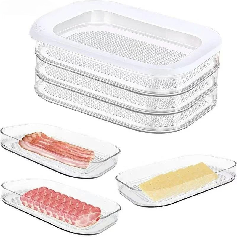 1個入りスタッカブルフードストレージトレイ 蓋付き 冷蔵庫オ - Meal Prep Menu のレビューと価格