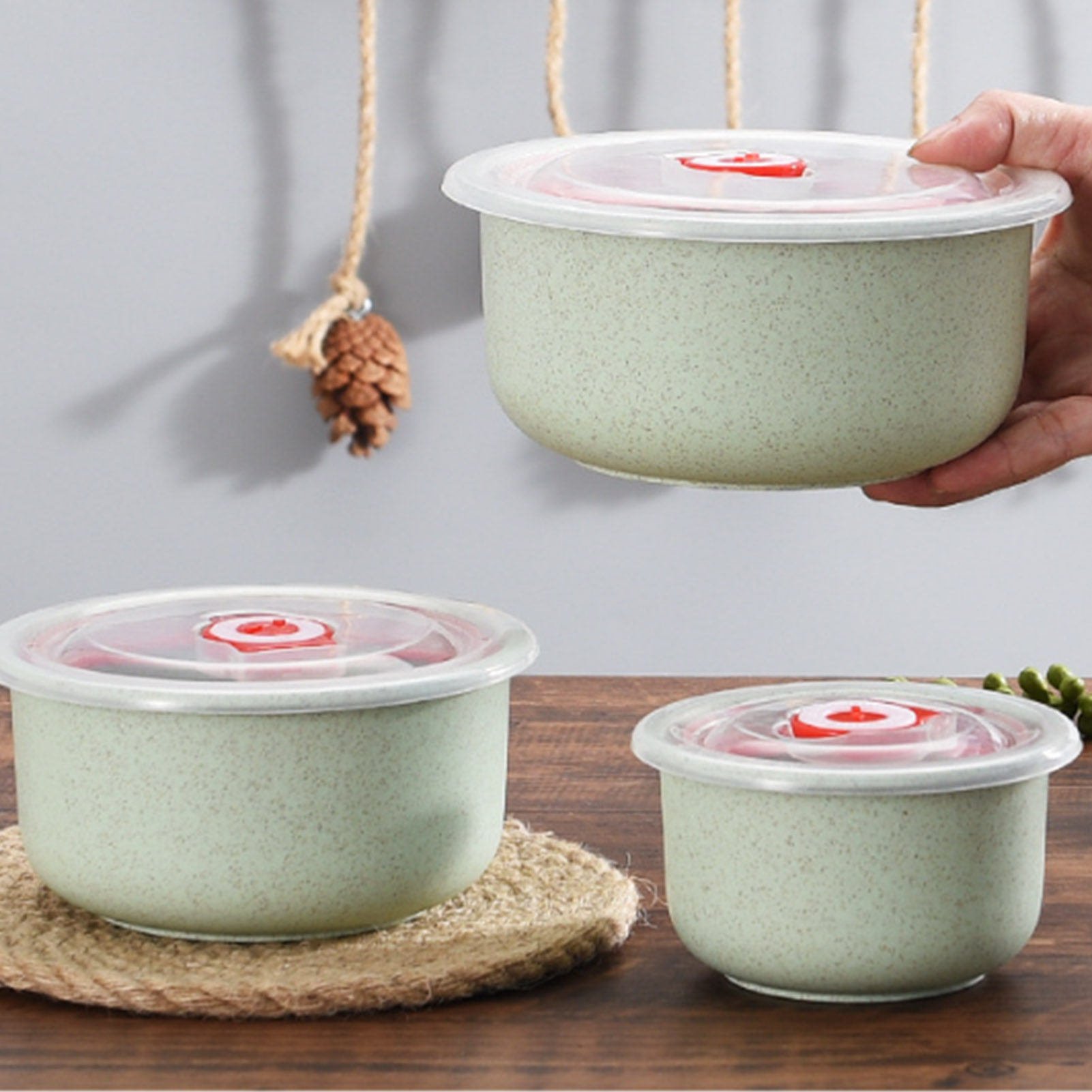 3個入り食品保存容器弁当箱軽量食品保存容器キッチン収納ピクニ - Meal Prep Chef のレビューと価格