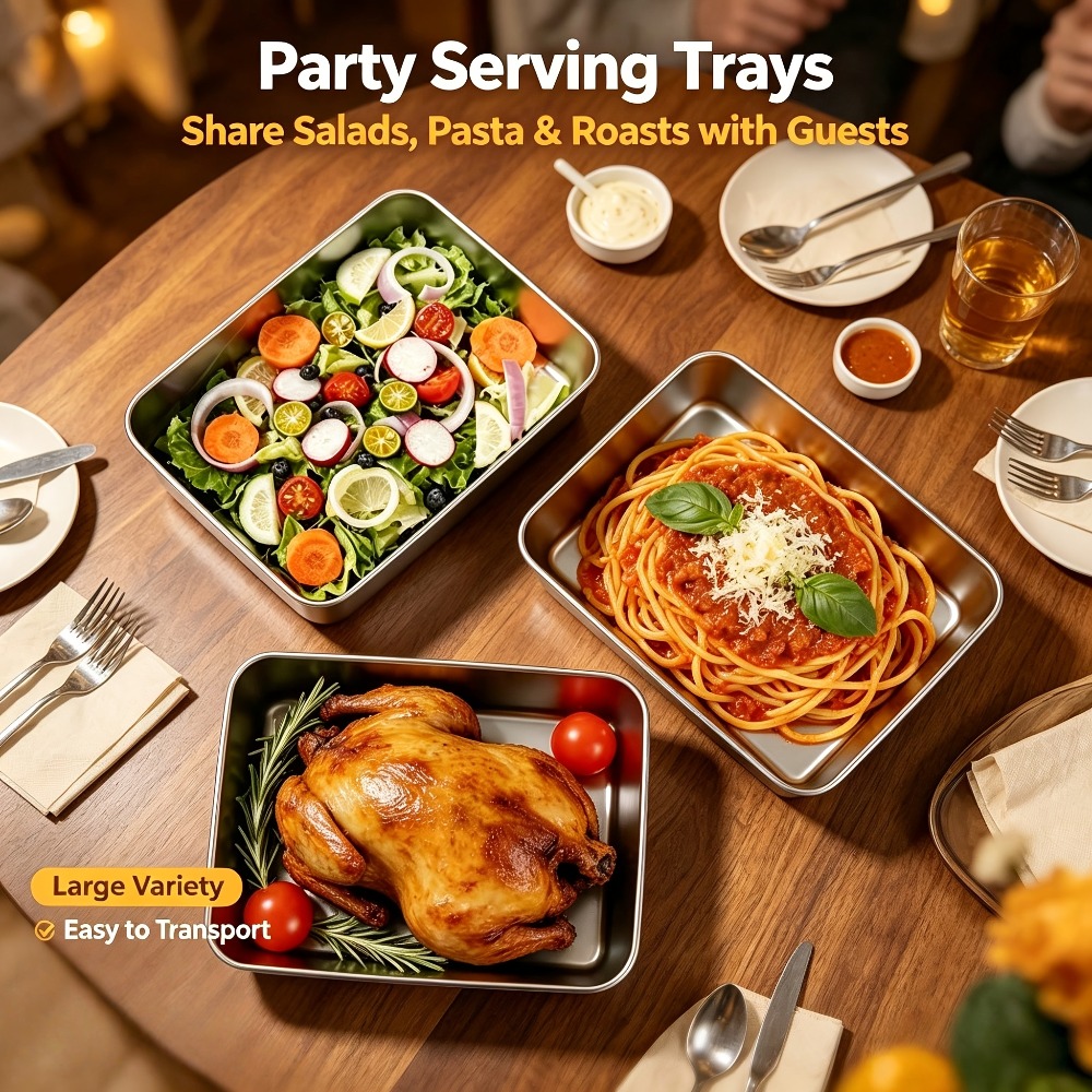 6個入りステンレス製食品保存トレイ 蓋付き オーブン対応 ス - Meal Prep Chef のレビューと価格