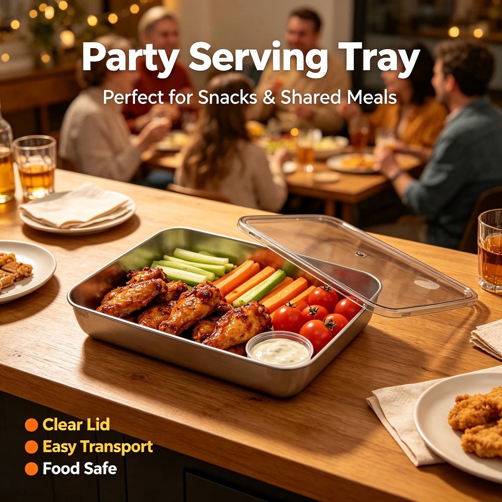 6個入りステンレス製食品保存トレイ 蓋付き オーブン対応 ス - Meal Prep Chef のレビューと価格