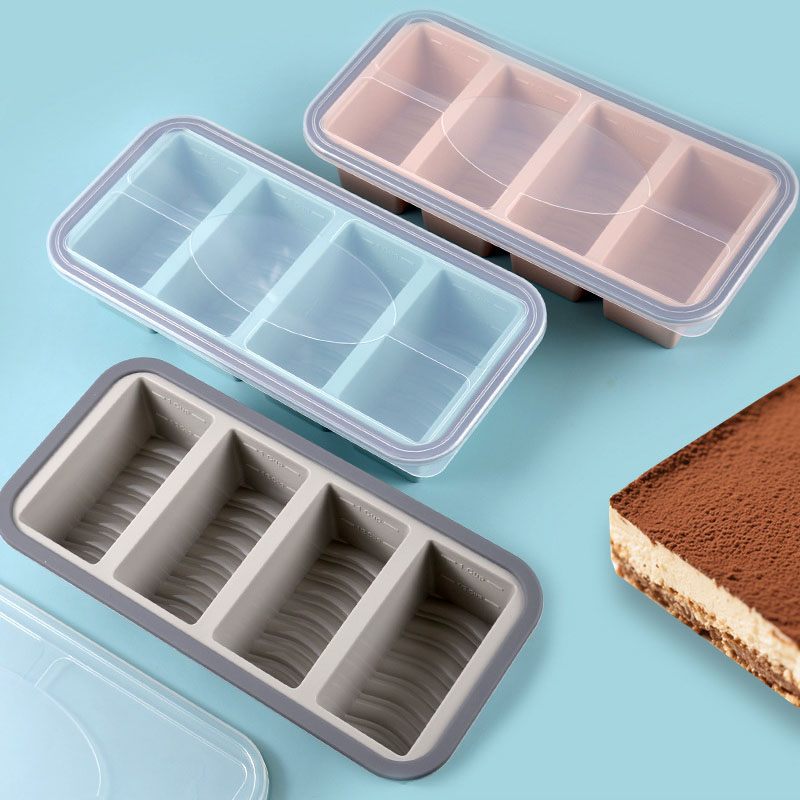 2～3ピースシリコン製冷凍トレイ型（蓋付き）、保存容器、スー - Meal Prep Menu のレビューと価格