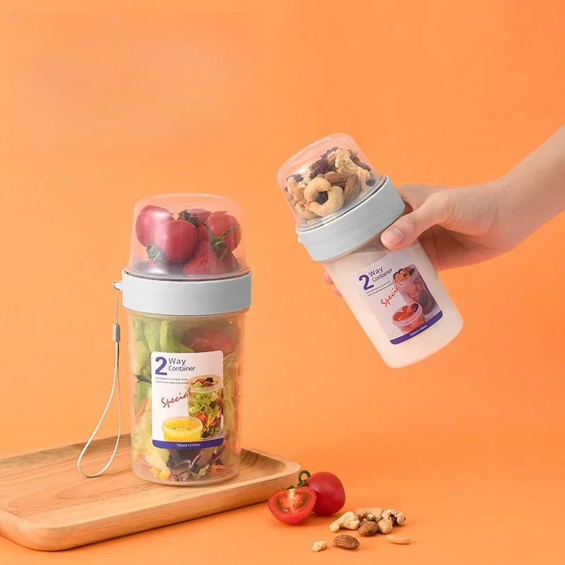朝食用オートミールシリアルナッツヨーグルトサラダカップシール - Meal Prep Jar のレビューと価格