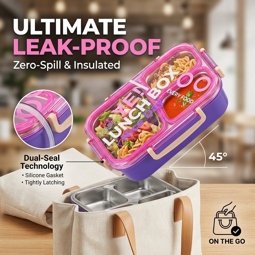 電子レンジ対応 304ステンレス製弁当箱 漏れ防止 2/3仕 - Meal Prep Or Prep Meal のレビューと価格