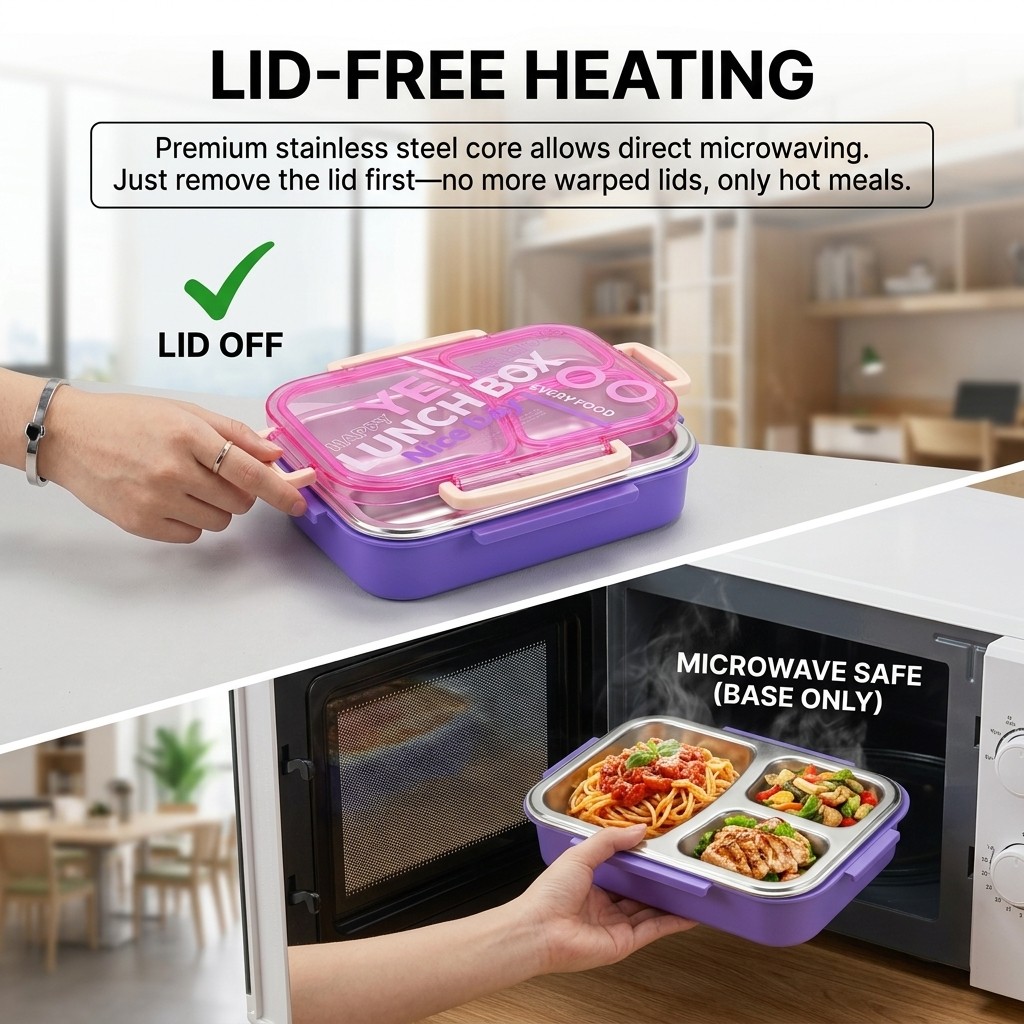 電子レンジ対応 304ステンレス製弁当箱 漏れ防止 2/3仕 - Meal Prep Or Prep Meal のレビューと価格