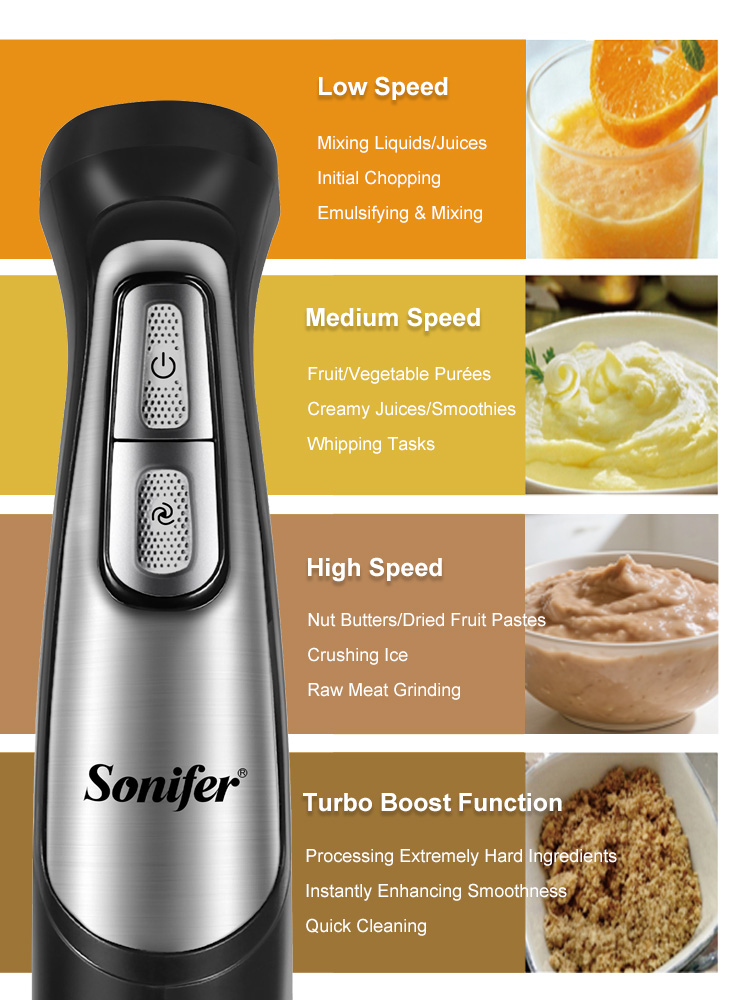 ハンドブレンダー Sonifer SF-8185 1000W - Meal Prep Smoothies のレビューと価格