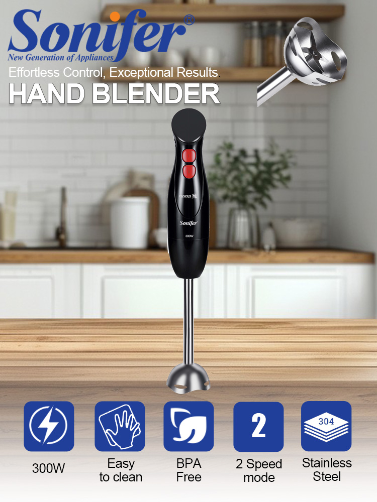 ハンドブレンダー Sonifer SF-8179 300W  - Meal Prep Smoothies のレビューと価格