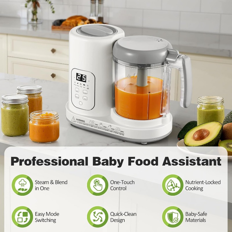 ベビーフードメーカー スチーマー ブレンダー 4 in 1  - Meal Prep Smoothies のレビューと価格