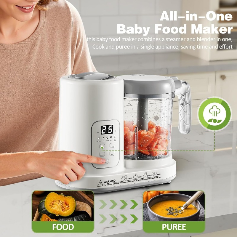 ベビーフードメーカー スチーマー ブレンダー 4 in 1  - Meal Prep Smoothies のレビューと価格