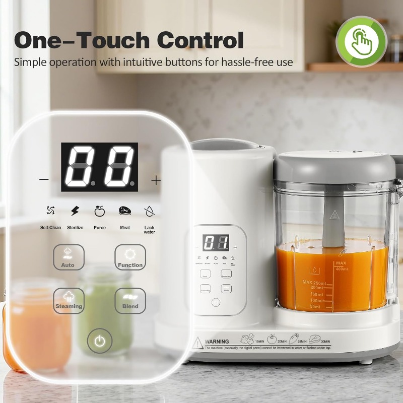 ベビーフードメーカー スチーマー ブレンダー 4 in 1  - Meal Prep Smoothies のレビューと価格