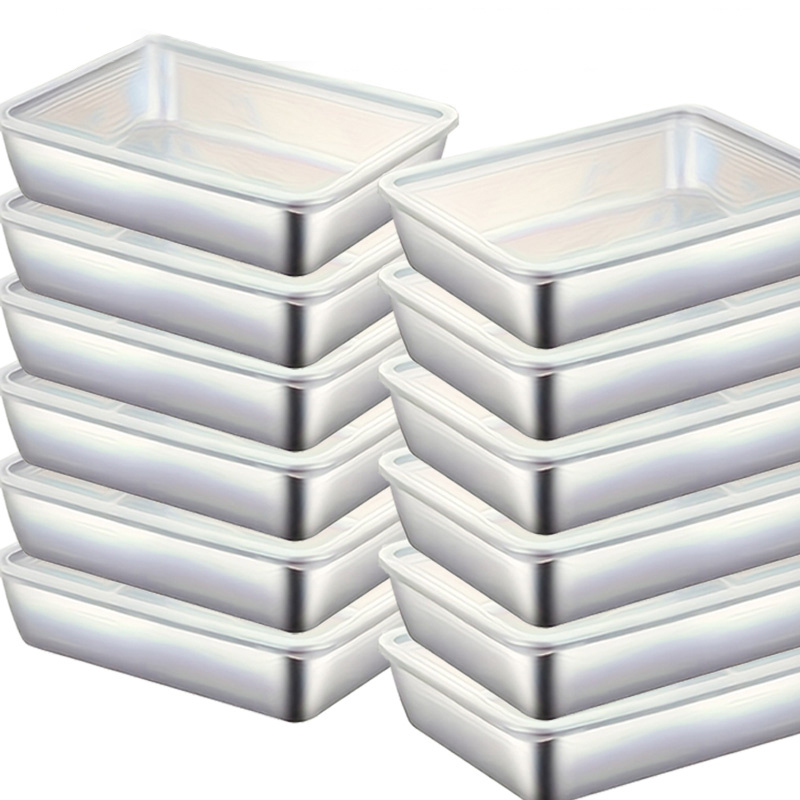 4個入りステンレス製食品保存容器セット、食事準備用冷蔵庫オー - Meal Prep Organizer のレビューと価格