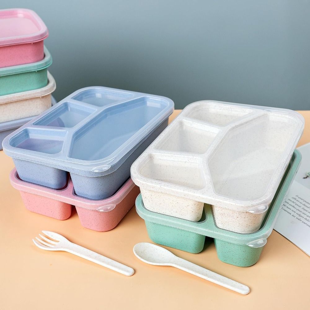 再利用可能な蓋付きの子供用お弁当箱、積み重ね可能なスナックボ - Meal Prep Kinder のレビューと価格
