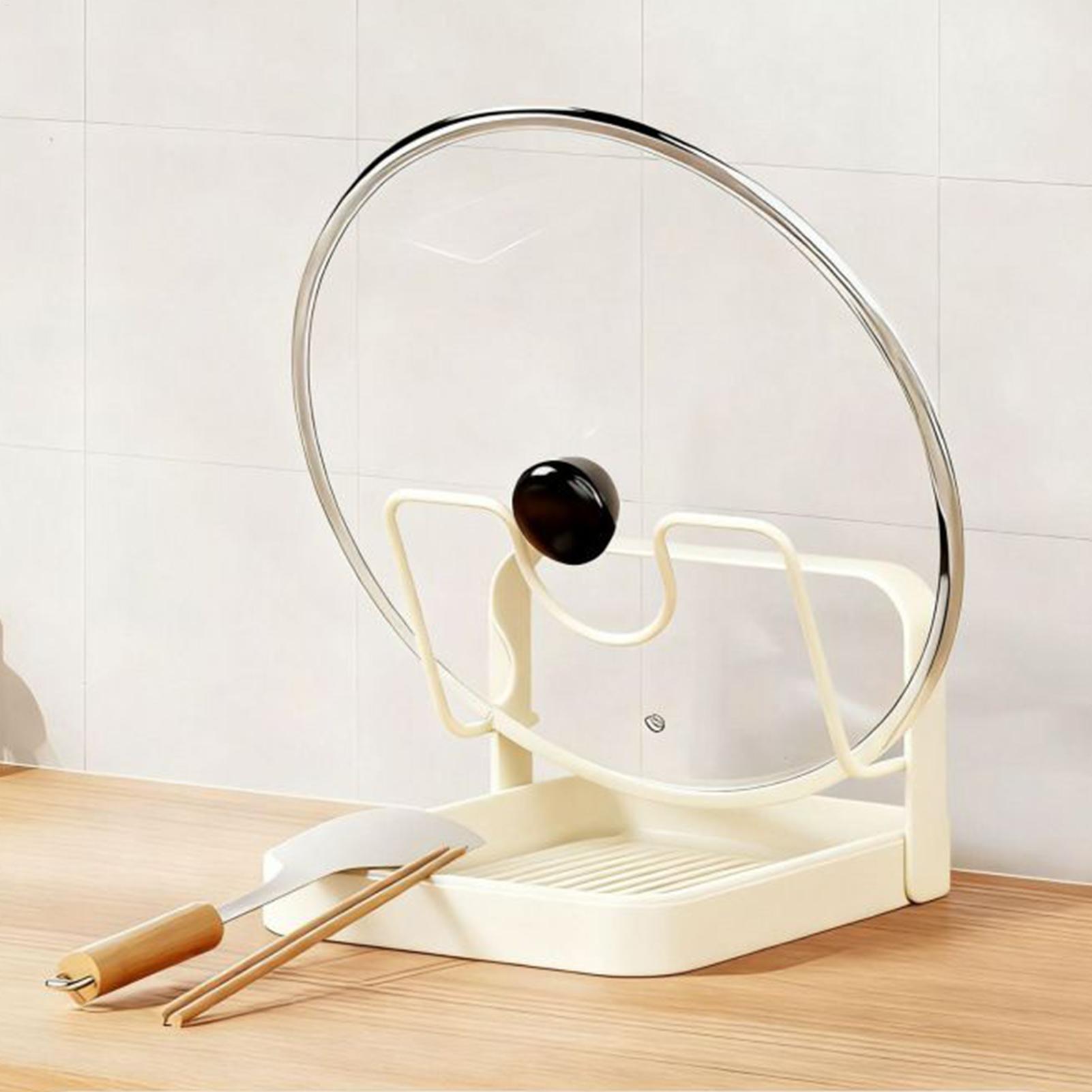鍋蓋オーガナイザー 滑り止め キッチン収納スタンド 鍋蓋ラッ - Meal Prep Organizer のレビューと価格