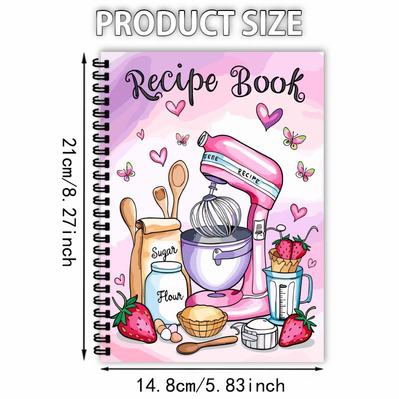 レシピログブック 100枚 空白の料理本 手書きプランナー  - Meal Prep Menu のレビューと価格