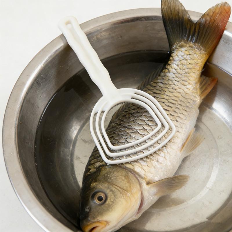 手動プラスチック製肉スクレーパー魚鱗除去器ホワイトボーンスク - Meal Prep Chef のレビューと価格
