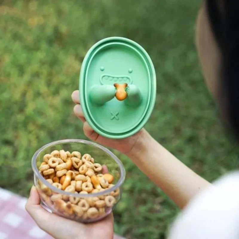 手を清潔に保つシリコン蓋付きランチボックスポータブルキャンプ - Meal Prep Jar のレビューと価格