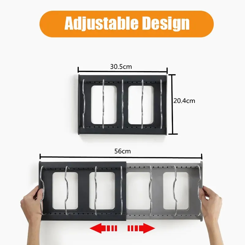 拡張可能なステンレス鋼の収納ラックキッチンキャビネットホルダ - Meal Prep Organizer のレビューと価格