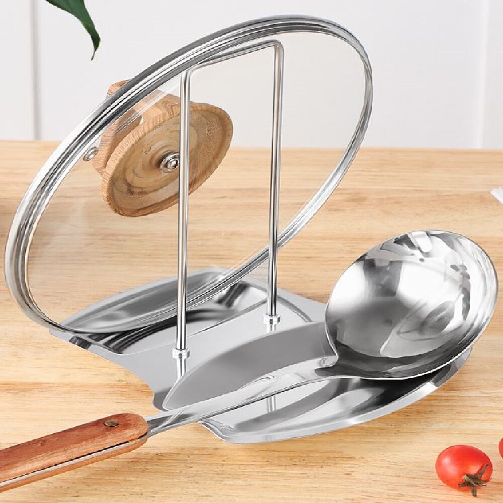 ステンレス製鍋蓋ホルダー キッチン収納ラック 調理器具と食器 - Meal Prep Organizer のレビューと価格