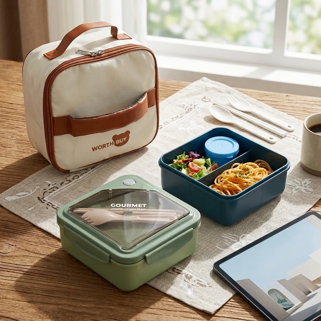 電子レンジ対応プラスチック製弁当箱、漏れ防止仕切り付き食事準 - Meal Prep Kinder のレビューと価格