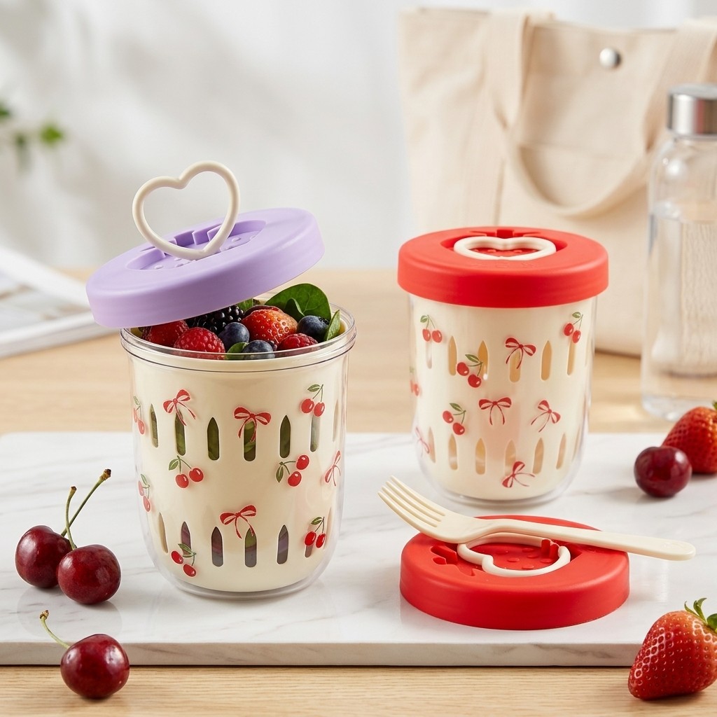 プラスチック製サラダ容器 蓋付きストレーナー弁当箱 食品保存 - Meal Prep Or Prep Meal のレビューと価格