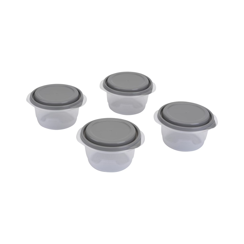 BPAフリー小型食品保存容器4個セット（蓋付き）、漏れ防止・ - Meal Prep Organizer のレビューと価格