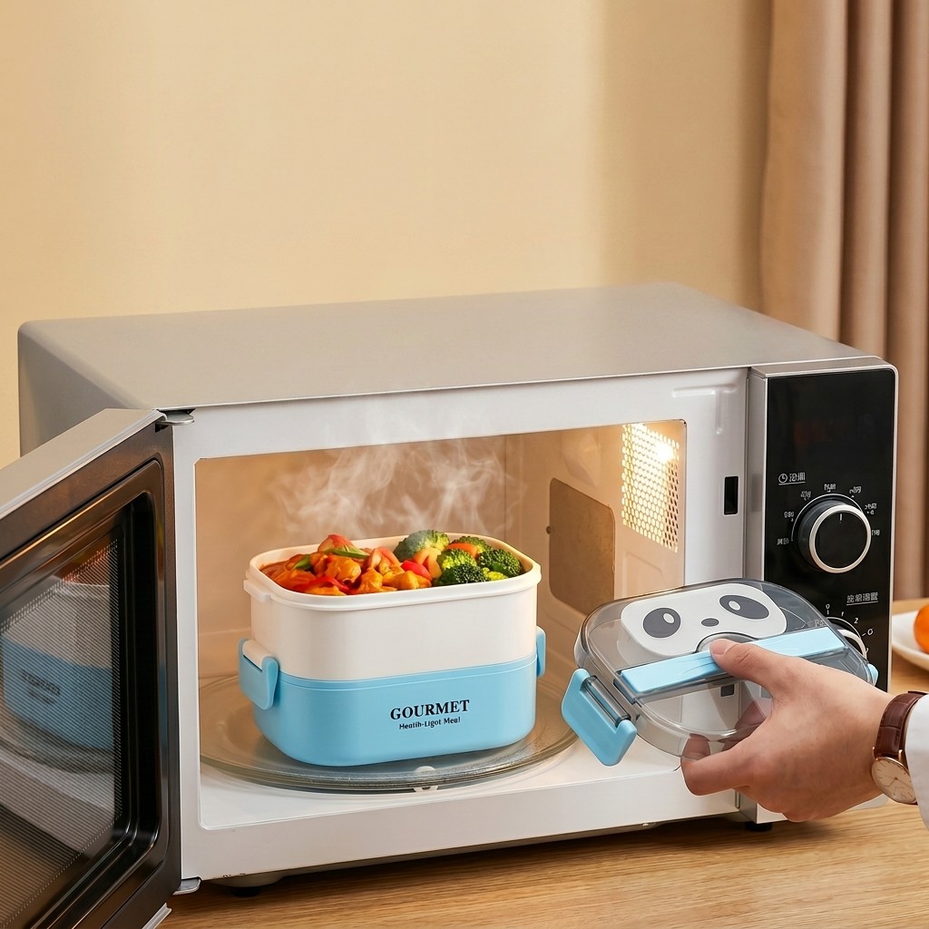 電子レンジ対応プラスチック弁当箱 子供 大人用 仕切り付きラ - Meal Prep Or Prep Meal のレビューと価格