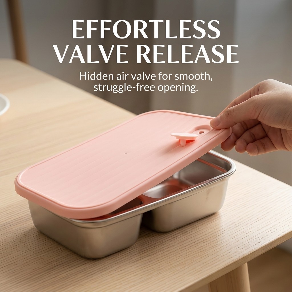 304ステンレス製弁当箱 大人子供兼用 電子レンジ対応 水漏 - Meal Prep Kinder のレビューと価格