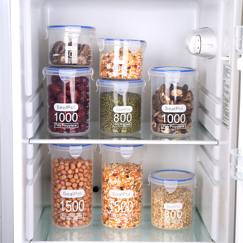 1-4個入り 密閉容器 目盛り付き 穀物保存容器 キッチン  - Meal Prep Jar のレビューと価格