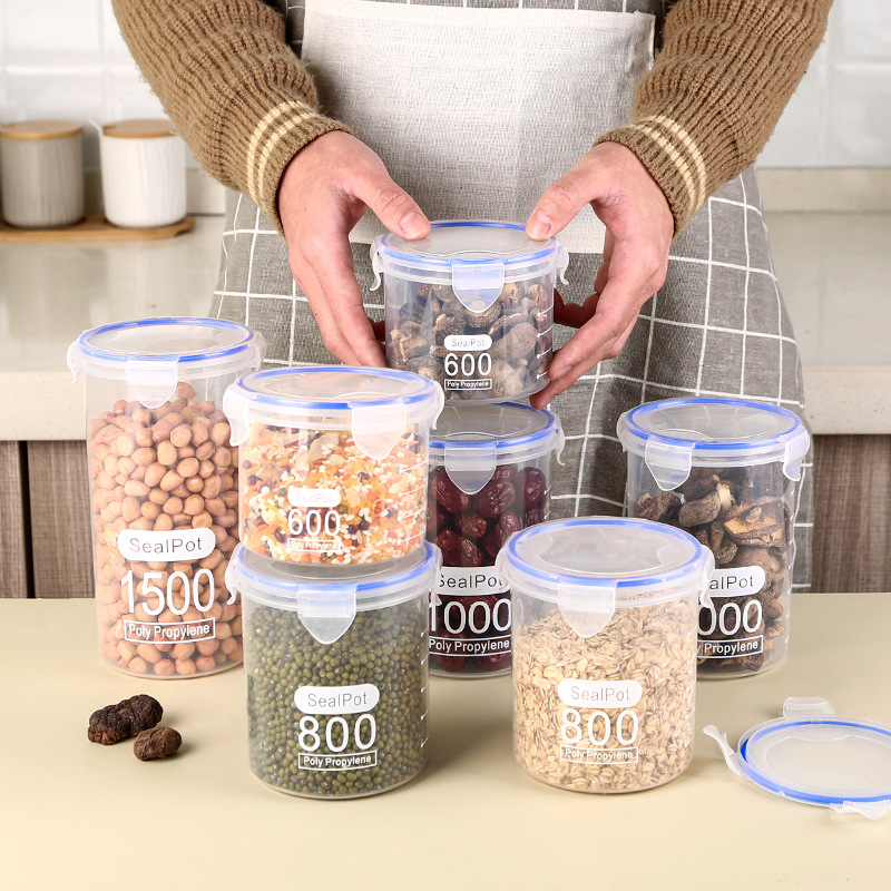 1-4個入り 密閉容器 目盛り付き 穀物保存容器 キッチン  - Meal Prep Jar のレビューと価格