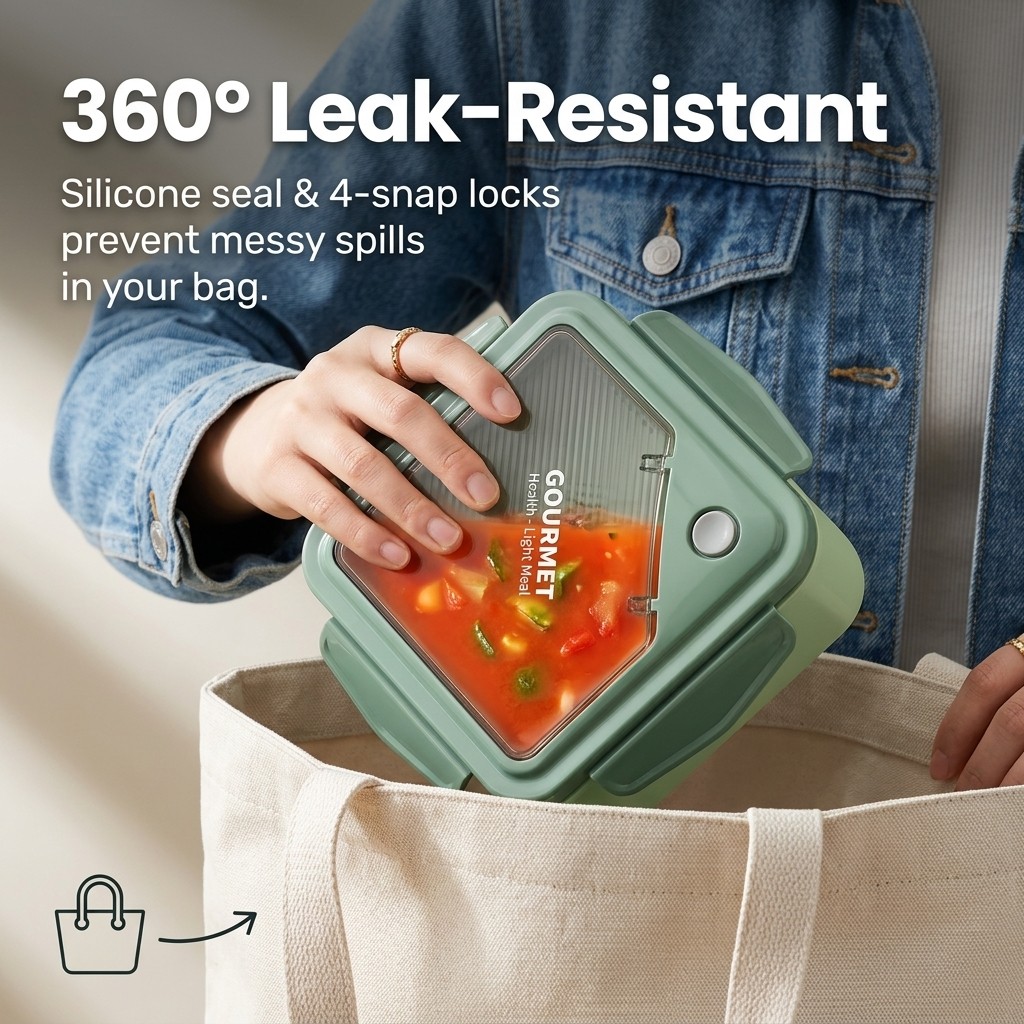 密封プラスチック弁当箱 2コンパートメント 電子レンジ対応  - Meal Prep Or Prep Meal のレビューと価格