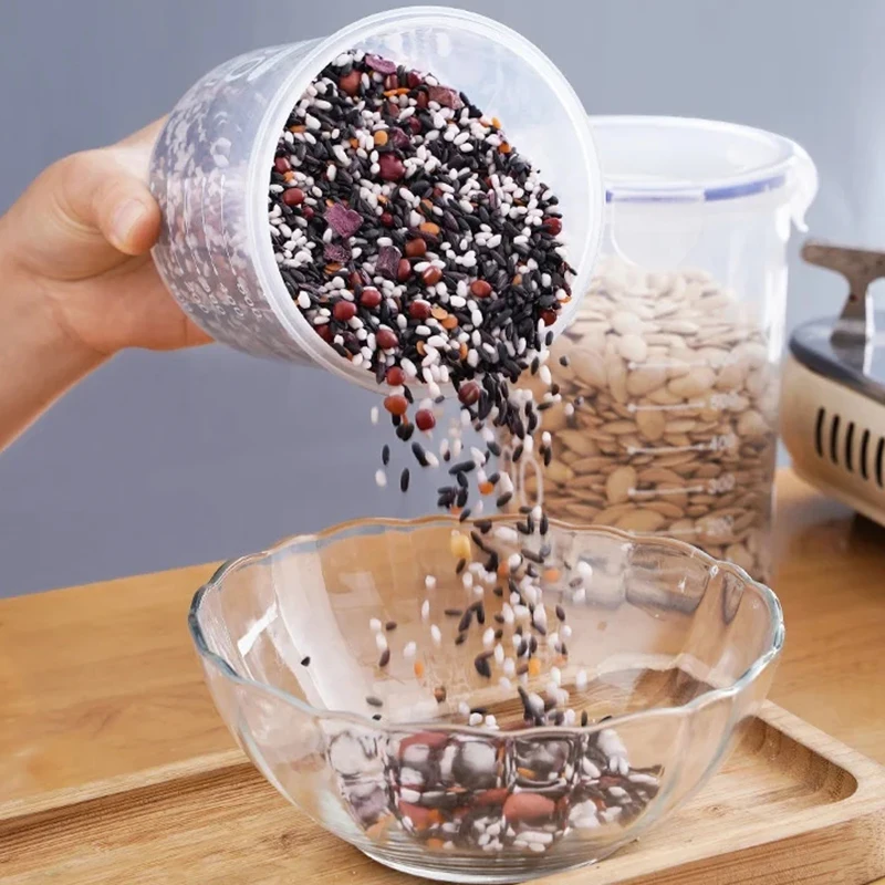 1/4 個密封瓶スケール穀物クリスパーキッチン冷蔵庫整理密封 - Meal Prep Jar のレビューと価格